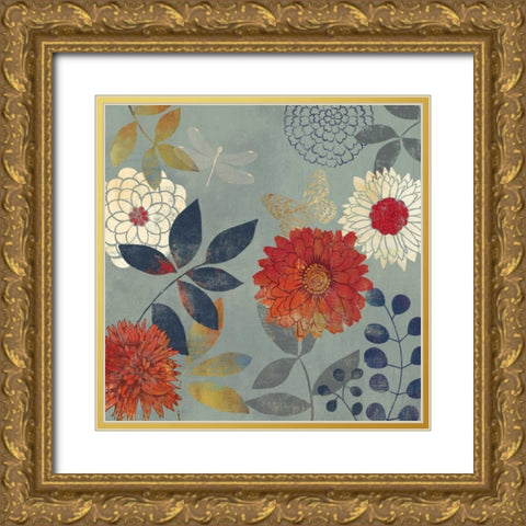 Botanical Garden I Gold Ornate Wood Framed Art Print with Double Matting by Wilson, Aimee