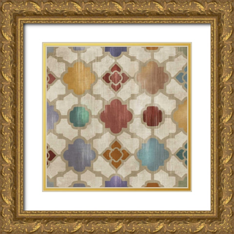 Galactica II Gold Ornate Wood Framed Art Print with Double Matting by Wilson, Aimee