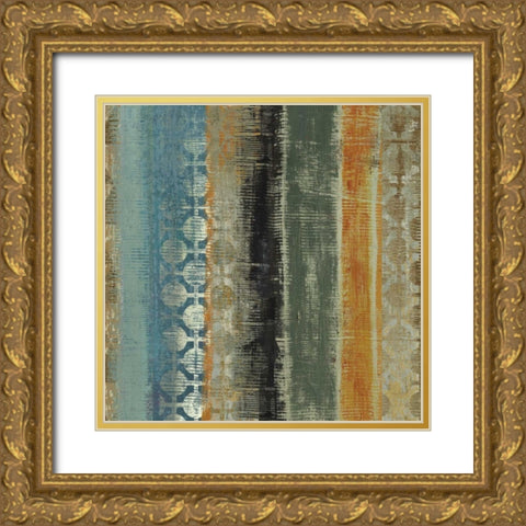Tribal Moderne I Gold Ornate Wood Framed Art Print with Double Matting by Wilson, Aimee