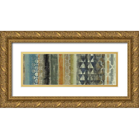 Totemic I Gold Ornate Wood Framed Art Print with Double Matting by Wilson, Aimee