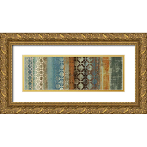 Totemic II Gold Ornate Wood Framed Art Print with Double Matting by Wilson, Aimee