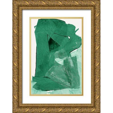 Drag I Gold Ornate Wood Framed Art Print with Double Matting by Cartissi