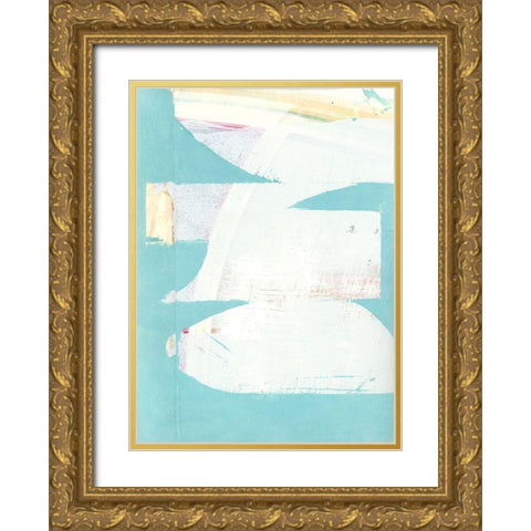 Carve II  Gold Ornate Wood Framed Art Print with Double Matting by Cartissi