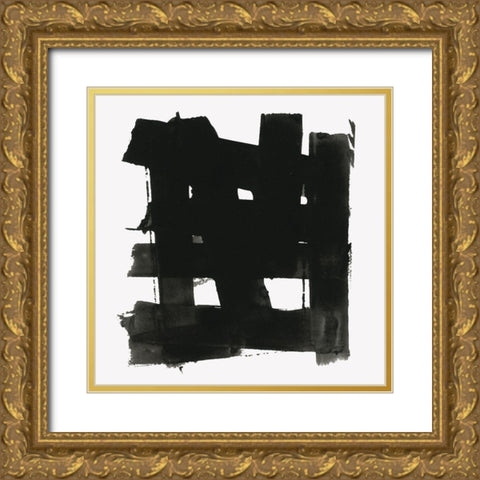 Stacking Together I Gold Ornate Wood Framed Art Print with Double Matting by Cartissi