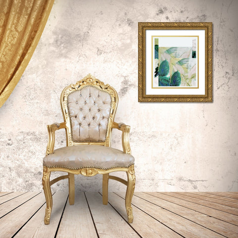 Floridian Dream II  Gold Ornate Wood Framed Art Print with Double Matting by Cartissi