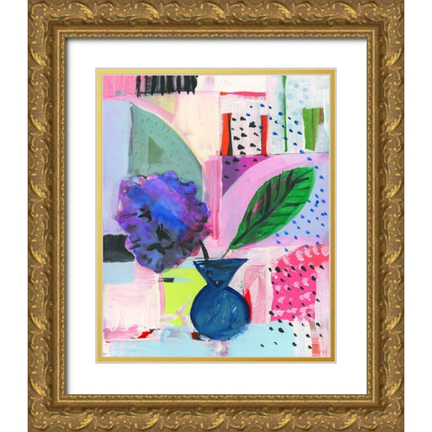 Vivid Moment I Gold Ornate Wood Framed Art Print with Double Matting by Cartissi