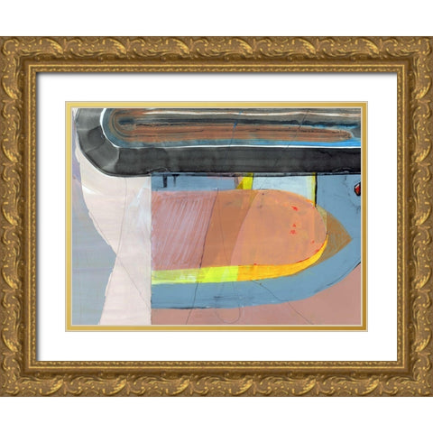 Turn Around  Gold Ornate Wood Framed Art Print with Double Matting by Cartissi