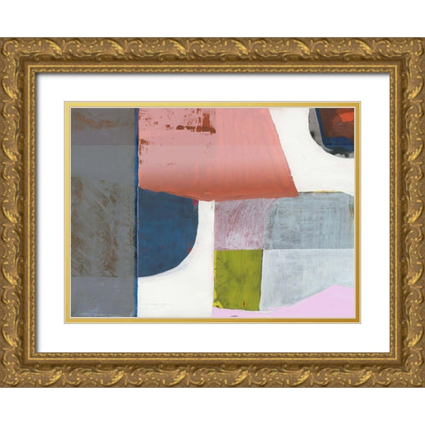 Get Together  Gold Ornate Wood Framed Art Print with Double Matting by Cartissi