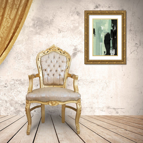 Tonal Energy  Gold Ornate Wood Framed Art Print with Double Matting by Cartissi