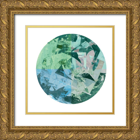 New Millennium II Gold Ornate Wood Framed Art Print with Double Matting by Cartissi