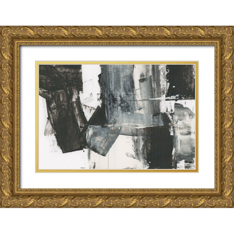 Rave Review II Gold Ornate Wood Framed Art Print with Double Matting by Cartissi