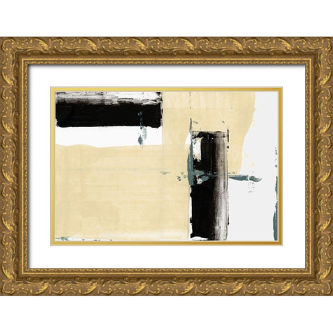 Simple Things II Gold Ornate Wood Framed Art Print with Double Matting by cartissi