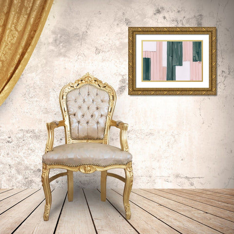 Stop Motion Gold Ornate Wood Framed Art Print with Double Matting by Cartissi