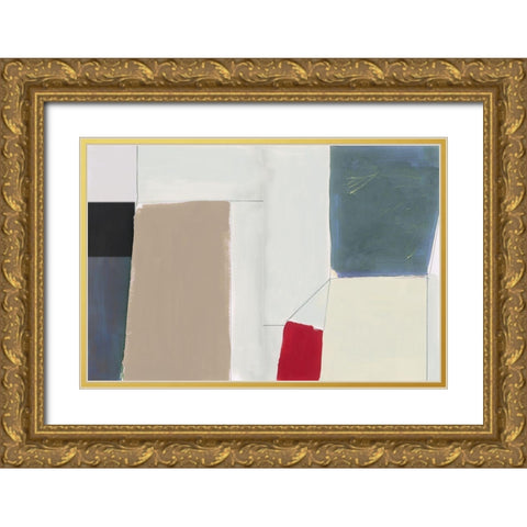 Tonic Techno I  Gold Ornate Wood Framed Art Print with Double Matting by Cartissi