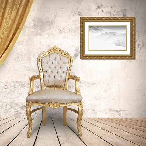 Untitled Gold Ornate Wood Framed Art Print with Double Matting by Keilen