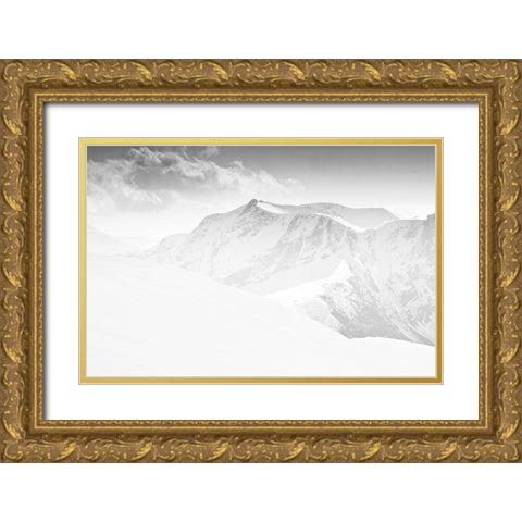 Untitled Gold Ornate Wood Framed Art Print with Double Matting by Keilen