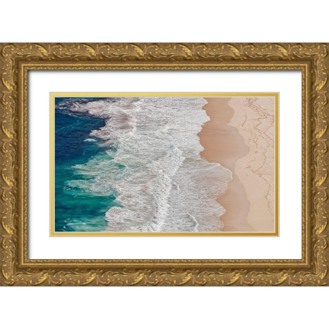 Feldtkeller - Where the Ocean Ends Gold Ornate Wood Framed Art Print with Double Matting by 1x