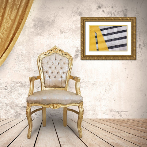 Continuation Gold Ornate Wood Framed Art Print with Double Matting by Hammer