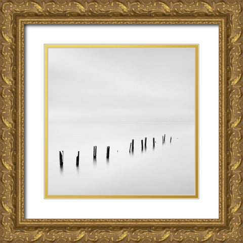 Digalakis - As  Time Goes By Gold Ornate Wood Framed Art Print with Double Matting by 1x