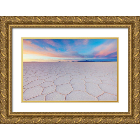 Tenderness Gold Ornate Wood Framed Art Print with Double Matting by Gibiskys