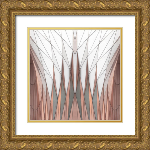 Organo Leggero Gold Ornate Wood Framed Art Print with Double Matting by Claes