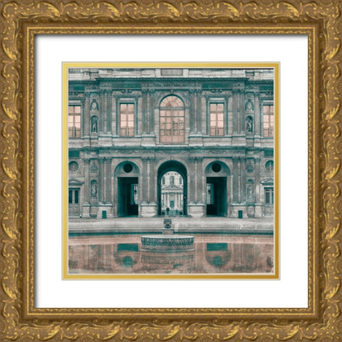 By the Stones Gold Ornate Wood Framed Art Print with Double Matting by YK Studios