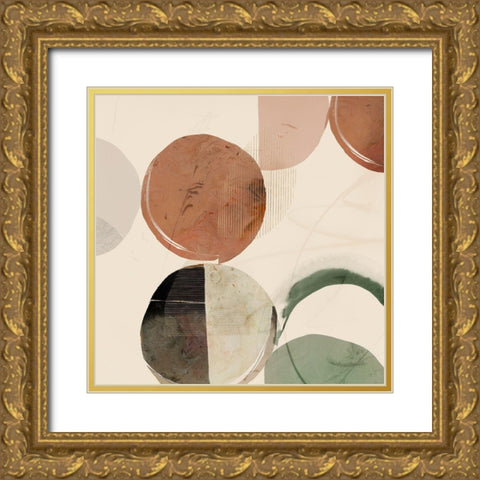 Swing I  Gold Ornate Wood Framed Art Print with Double Matting by Hazel J