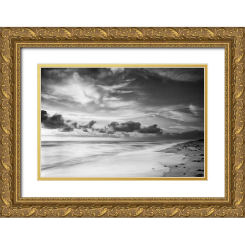 Atlantic Sunrise No. 20 Gold Ornate Wood Framed Art Print with Double Matting by Amoruso, Robert J.