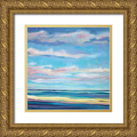 Tidal Surge Gold Ornate Wood Framed Art Print with Double Matting by Arden, Niki