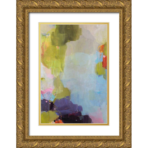Velvet Skies Gold Ornate Wood Framed Art Print with Double Matting by Alattar, Lina