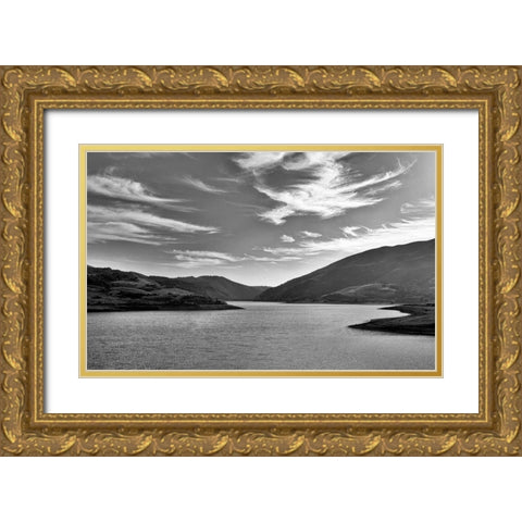 Tranquility Gold Ornate Wood Framed Art Print with Double Matting by Aron, Lucy