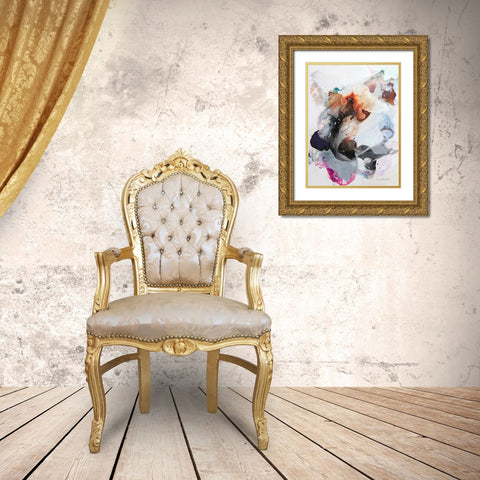Without Intentions Gold Ornate Wood Framed Art Print with Double Matting by Alattar, Lina