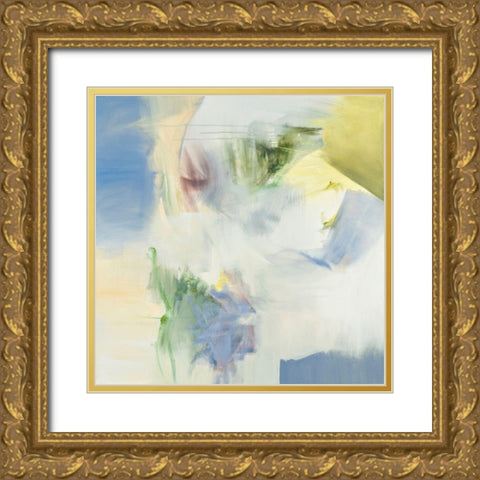 Stream Fluting Gold Ornate Wood Framed Art Print with Double Matting by Arana, Emilia