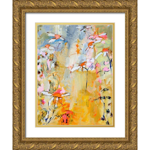 Waiting for Summer Gold Ornate Wood Framed Art Print with Double Matting by Anders, Per