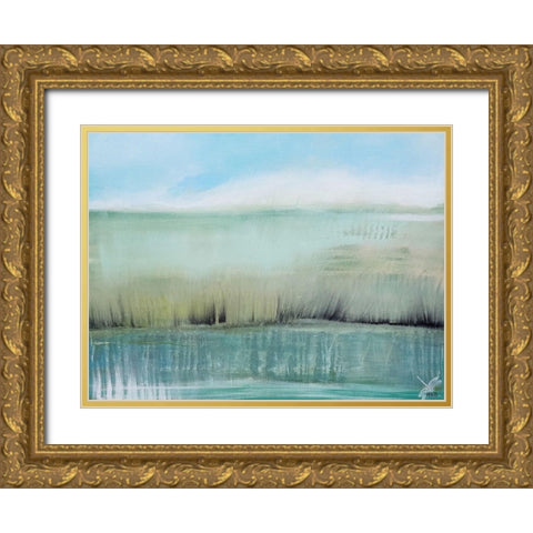 Everglades I Gold Ornate Wood Framed Art Print with Double Matting by Apperlo, Mila