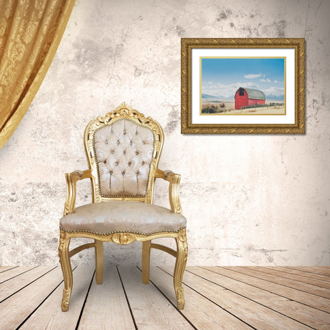 Wood and Nails Gold Ornate Wood Framed Art Print with Double Matting by Annie Bailey Art