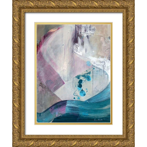 Welcoming Grace Gold Ornate Wood Framed Art Print with Double Matting by Alattar, Lina