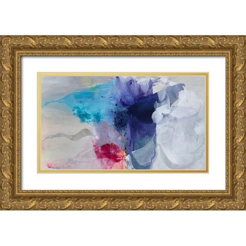 Even Fire Needs Air Gold Ornate Wood Framed Art Print with Double Matting by Alattar, Lina