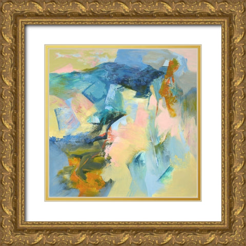 Pueblo Bonito Gold Ornate Wood Framed Art Print with Double Matting by Arana, Emilia