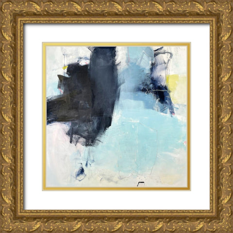 Paloma Gold Ornate Wood Framed Art Print with Double Matting by Apperlo, Mila