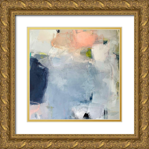 Runaway Lines Gold Ornate Wood Framed Art Print with Double Matting by Apperlo, Mila