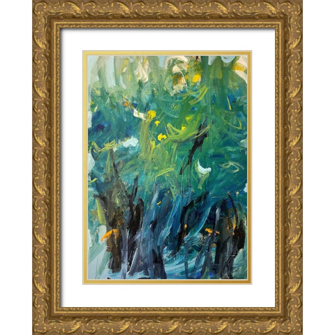 Do You See The Light? Gold Ornate Wood Framed Art Print with Double Matting by Apperlo, Mila