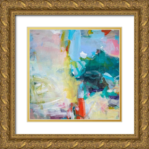 Shadows and Light Gold Ornate Wood Framed Art Print with Double Matting by Apperlo, Mila