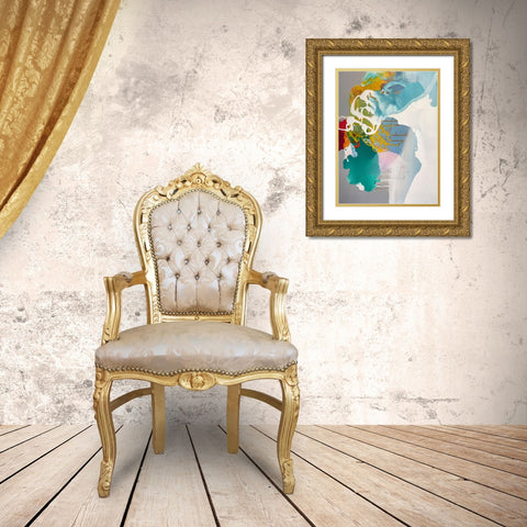Lucid Dreams Gold Ornate Wood Framed Art Print with Double Matting by Alattar, Lina