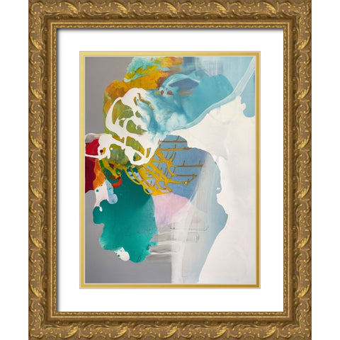 Lucid Dreams Gold Ornate Wood Framed Art Print with Double Matting by Alattar, Lina