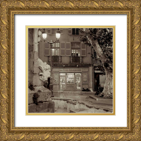 Marketplace - 41 Gold Ornate Wood Framed Art Print with Double Matting by Blaustein, Alan