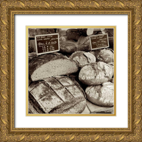 Marketplace - 36 Gold Ornate Wood Framed Art Print with Double Matting by Blaustein, Alan