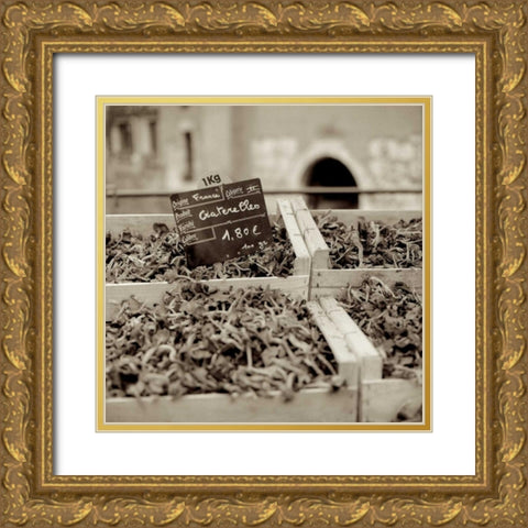 Marketplace - 38 Gold Ornate Wood Framed Art Print with Double Matting by Blaustein, Alan