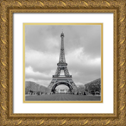 Tour Eiffel - 16 Gold Ornate Wood Framed Art Print with Double Matting by Blaustein, Alan