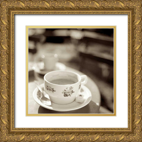 Jardin du Luxembourg 2 Gold Ornate Wood Framed Art Print with Double Matting by Blaustein, Alan